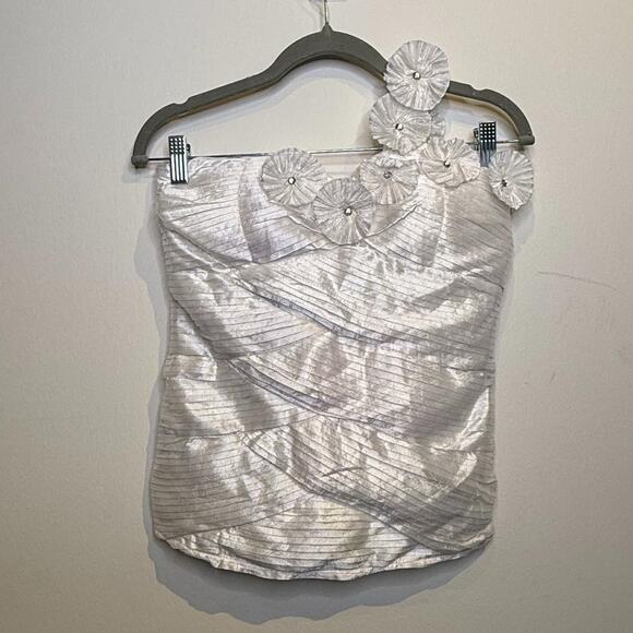 White Floral Corset - Picture 3 of 5